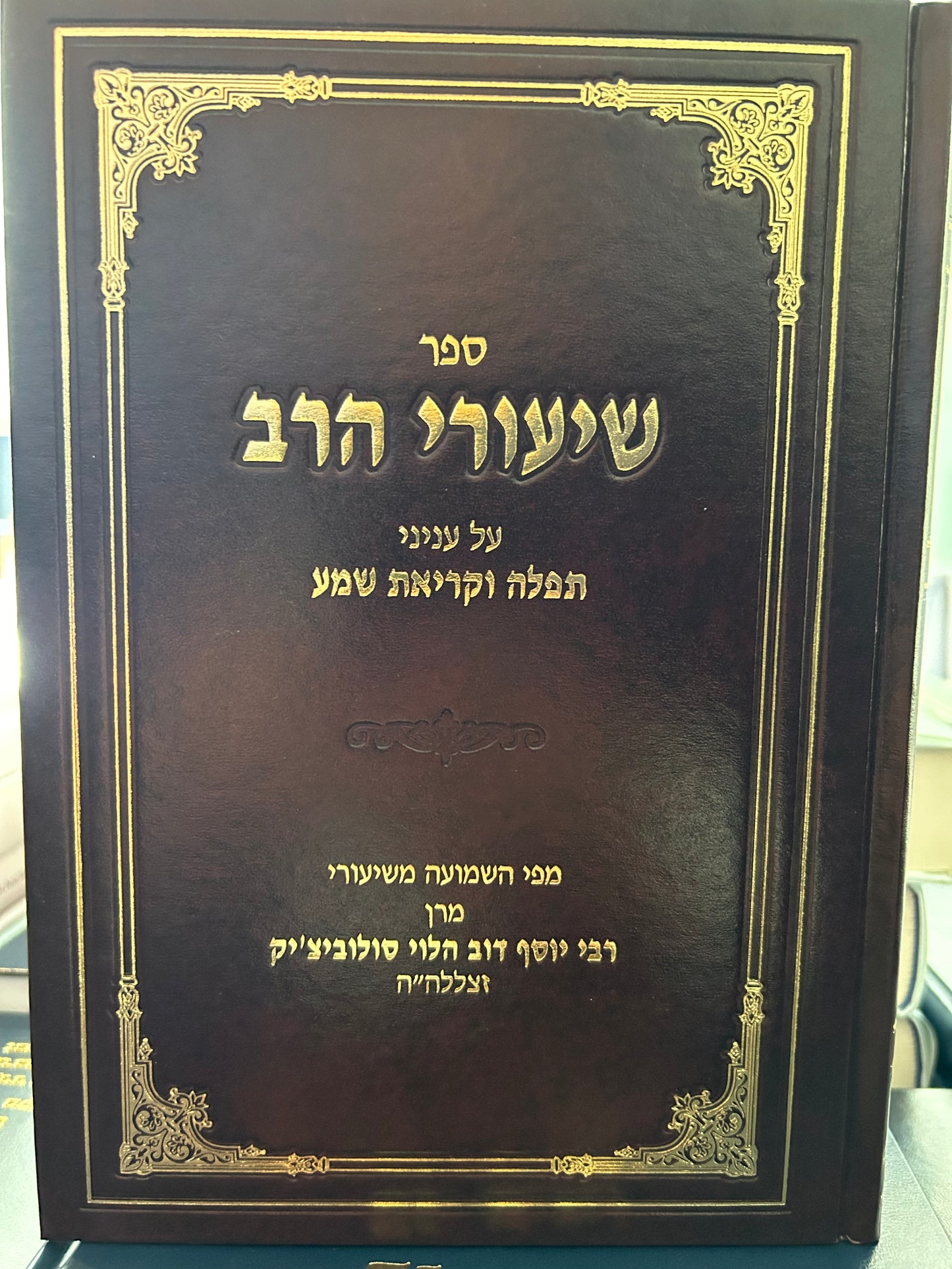 Shiurei Harav: Tefilla & Krias Shma